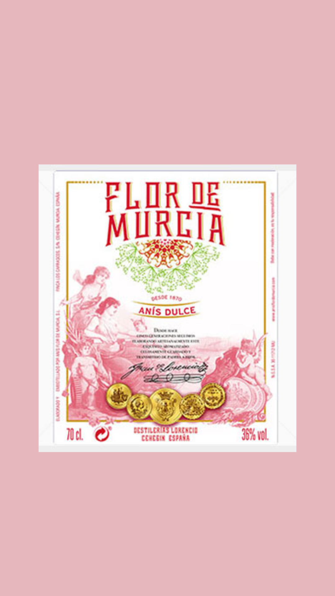 Anís Dulce Flor de Murcia 70cl