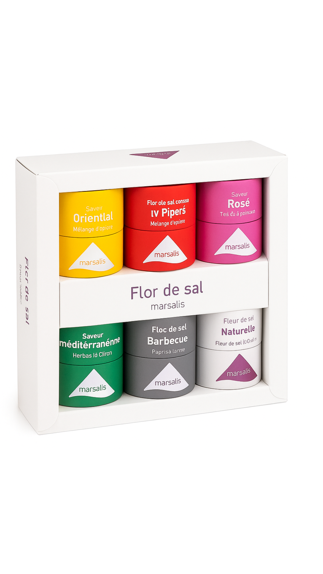 Estuche Degustación Flor de Sal Marsalís Pack de 6